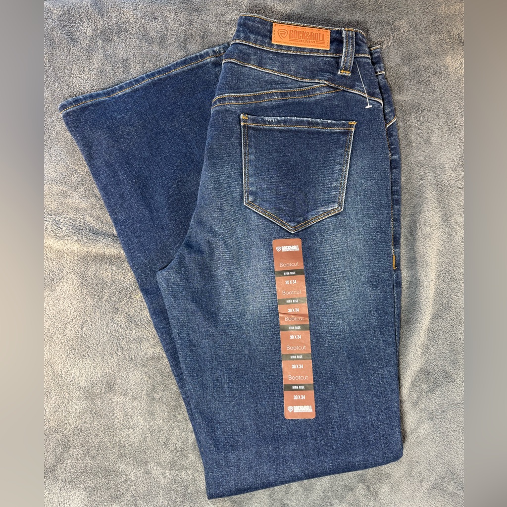 Womens Boot Cut Jeans Rock  Roll Brand